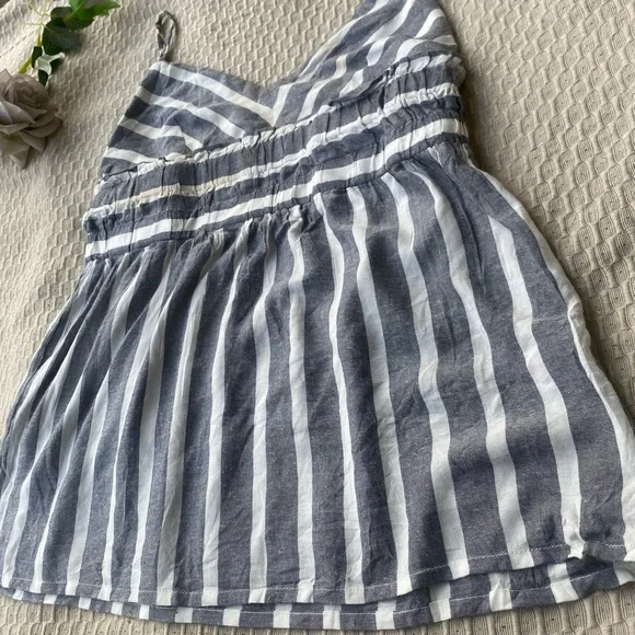 Primark Gray and white Striped top - Picture 10 of 11
